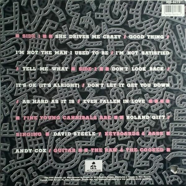 Fine Young Cannibals - The Raw & The Cooked
